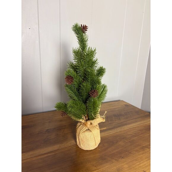 NWOT Faux Pine Tree - Weighted Base - Picture 1 of 6